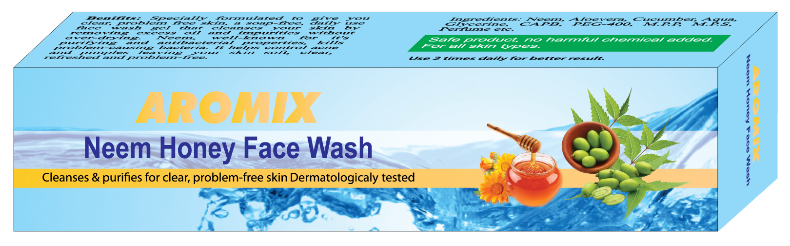 Aromix Neem Honey Facewash-120ml