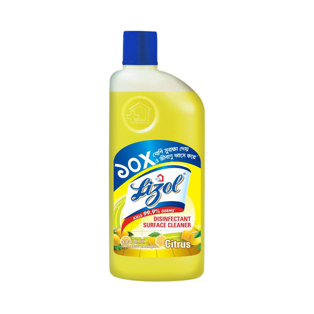 Lizol Disinfectant SurfaceFloor Cleaner Citrus 500ml